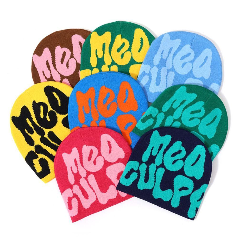 

Кепка Ins в стиле хип-хоп Y2k Knit Beanie Стильные вязаные шапки Кепка