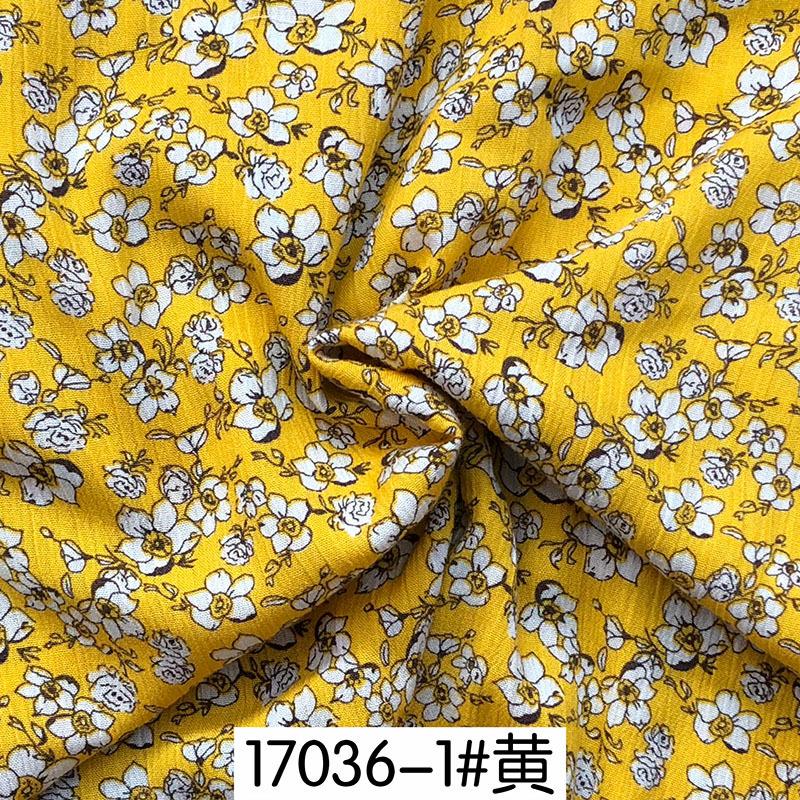 Soft Floral Printed Pattern Viscose Fabric Rayon Cotton Fabric For Sewing Spring Summer Dress Design Cloth 100*145cm
