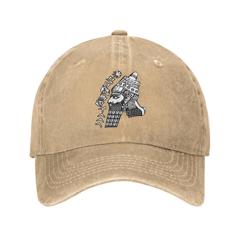 assyria assyrian Sun Baseball Cap y2k Cute WoUnisex Unisex Washed Trucker Hat Breathable Custom Logo Tennis Skate Caps Gift Idea