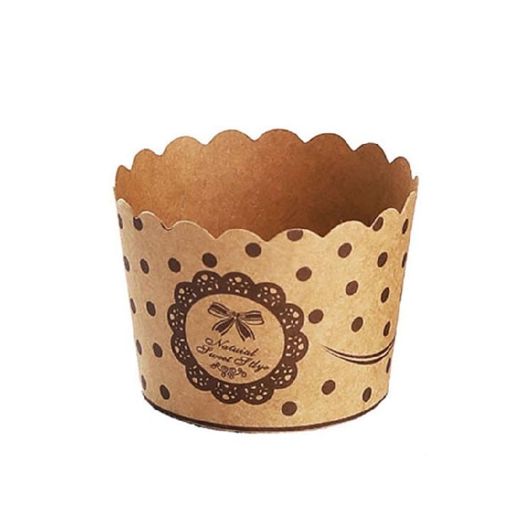 50 Stück Backförmchen Kraftpapier Kuchenförmchen Muffinförmchen Hitzebeständig Ölbeständig Wraps
