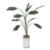 1:12 Miniature Dollhouse Plants Vivid Banana Tree Simulation Bonsai Plant Decoration L