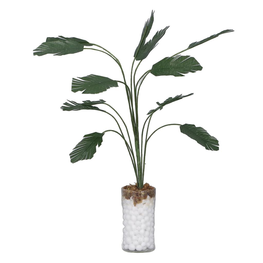 1:12 Miniature Dollhouse Plants Vivid Banana Tree Simulation Bonsai Plant Decoration L