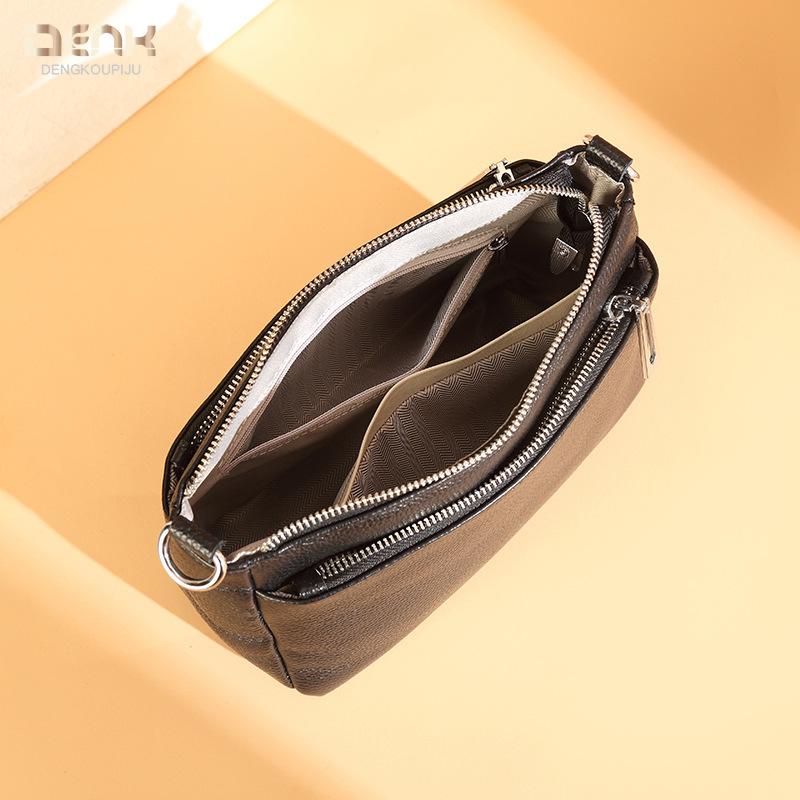 Genuine Leather Women's Bag Underarm Bag Fashionable and Simple Single-shoulder Crossbody Bag Cowhide Small Bag