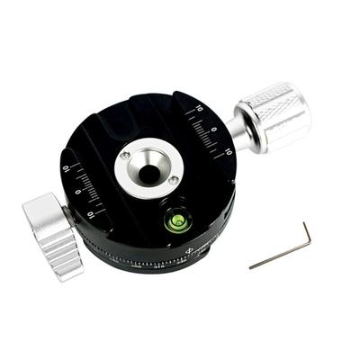 360 Degree Rotate Panoramic Shoots Camera Clamp Quick Release Clamp Camera Mount Clip Tripod Plate Adapter Replacement