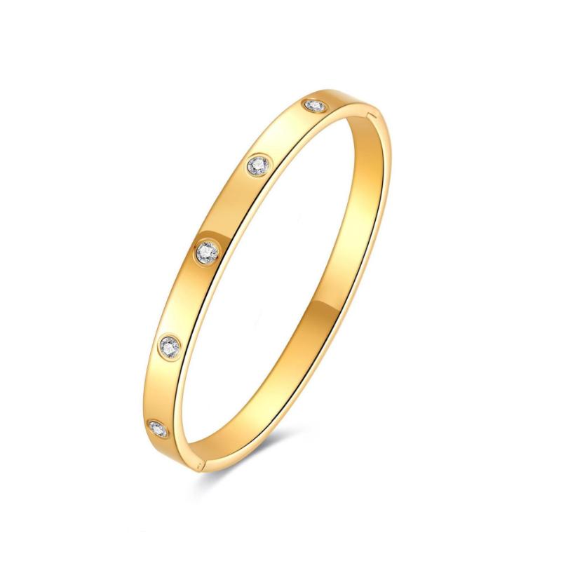 

Модный браслет из нержавеющей стали Unfade браслет золотой