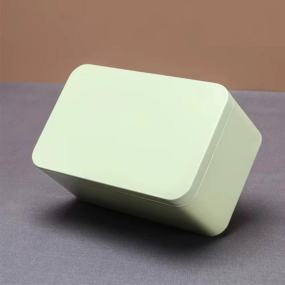 Solid Color Tea Container Square Empty Cans Gift Jars Card Box Home Storage