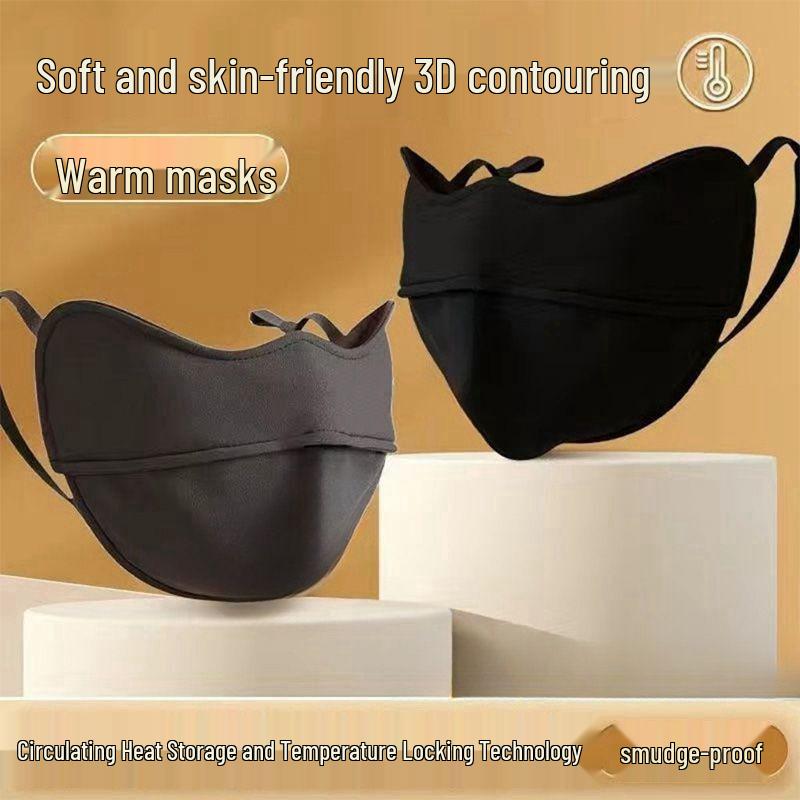 5D atmungsaktive Radsportmaske mit Augen- und Nasenschutz, winddicht & staubdicht für Damen und Herren - Herbst/Winter