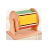 Beech Wood Rainbow Drum: Montessori Color Recognition Toy for Infants & Toddlers (0-3 Years).