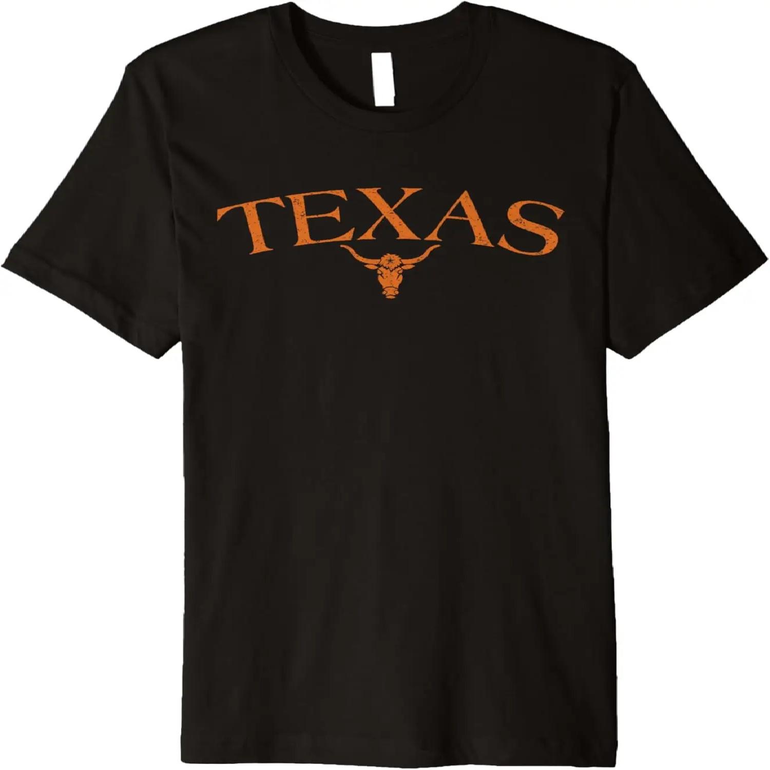 Vintage Big Texas Longhorn Bull T-shirt Premium T-Shirt S