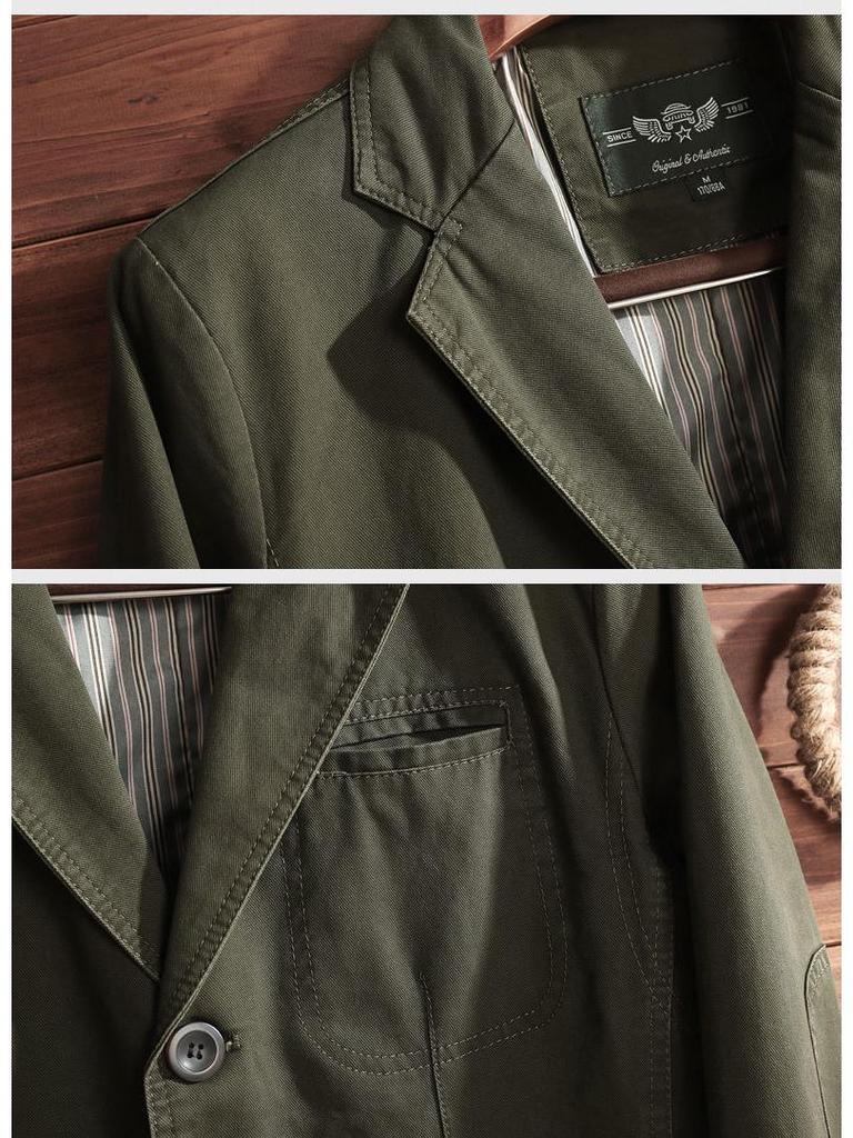 Veste décontractée pour homme printemps et automne coupe ample