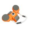 Automatic Rebound Abdominal Exercise Roller with Timer Orange Double Wheel Abdominal Roller for Home Gyms