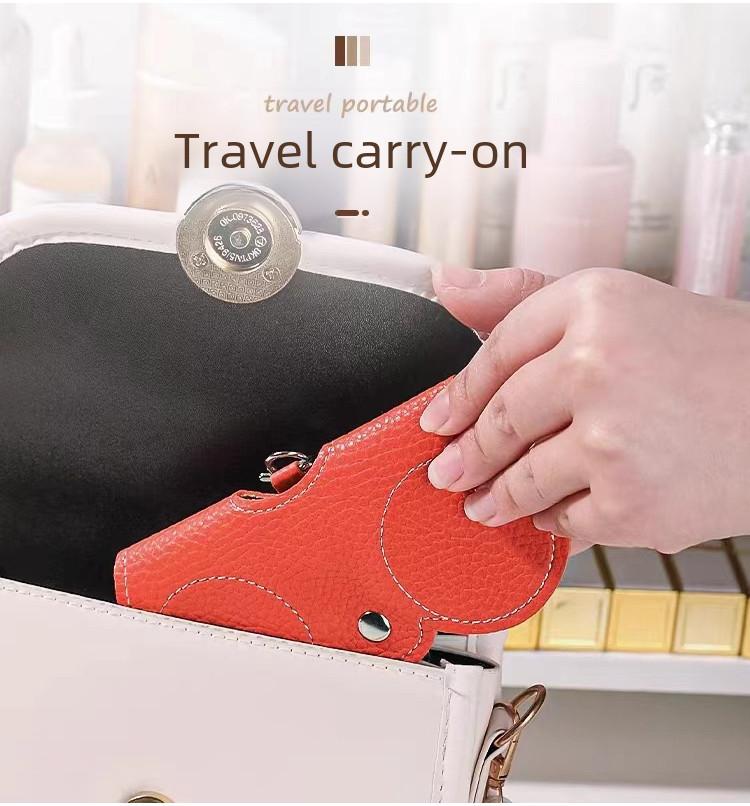 Pu Portable Leather Sunglasses Bag Glasses Case Fashion Reading Glasses Pouch