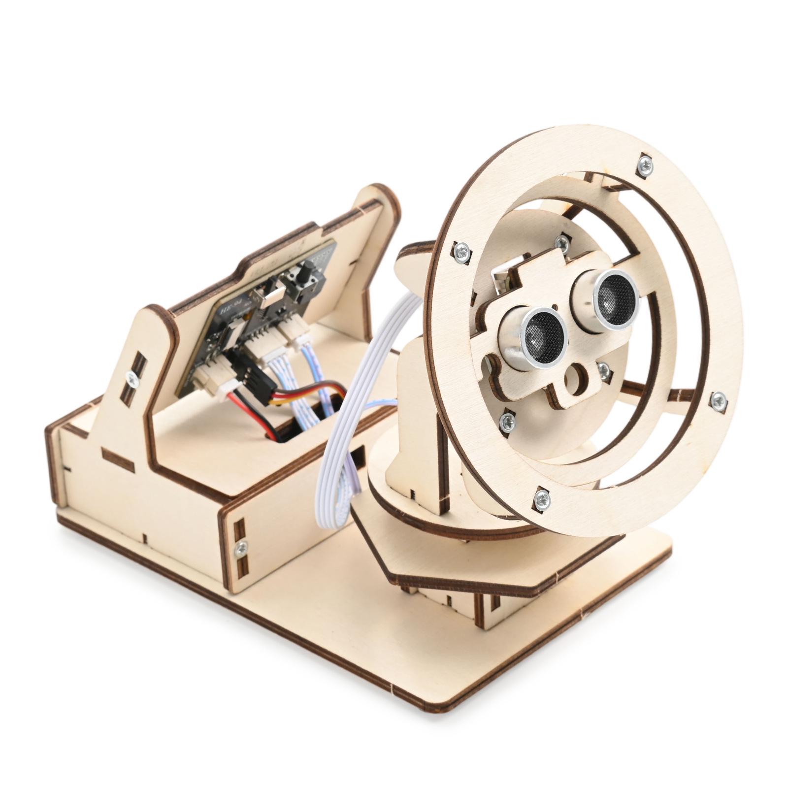 DIY Ultrasonic Radar Kit - Handmade Technology Model for Students