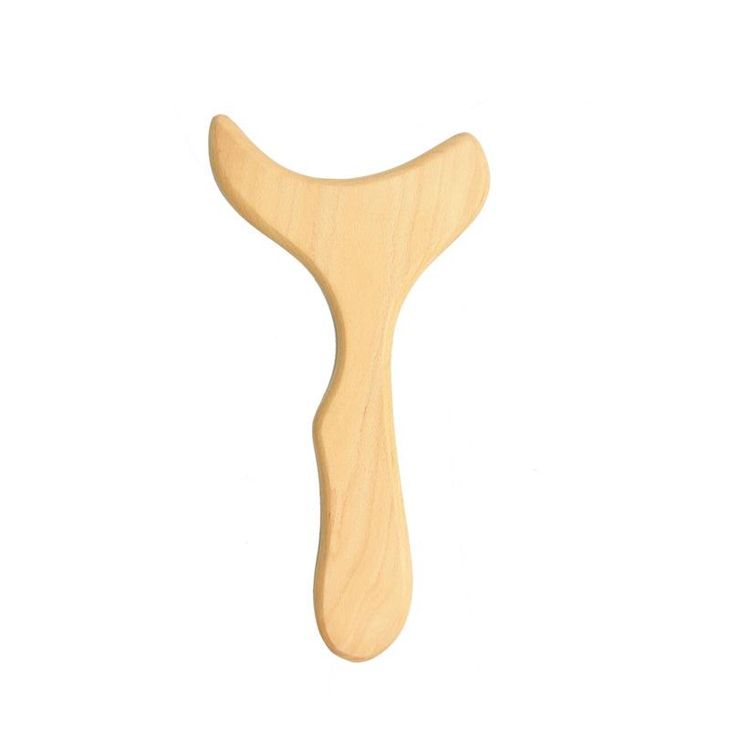 Beech Wood Full Body Gua Sha Board & Massager Set
