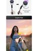 Q33 Handheld Stabilizer: Single-Axis Anti-Shake Gimbal & Bluetooth Selfie Stick for Stable Vlog Shooting.