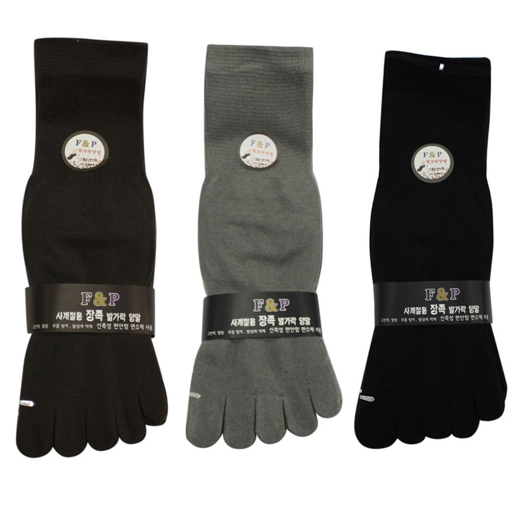 Langbeinige Herren- und Damen-Zehensocken mit einem Basic-Design