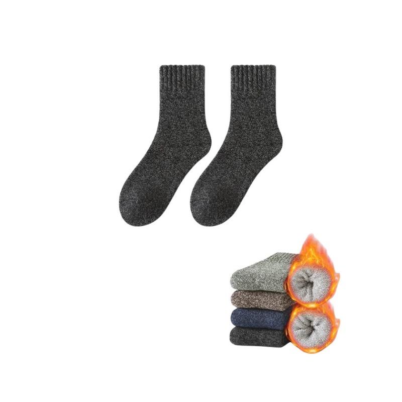 Men's Autumn and Winter Thickened Velvet Warm Tube Wool Socks