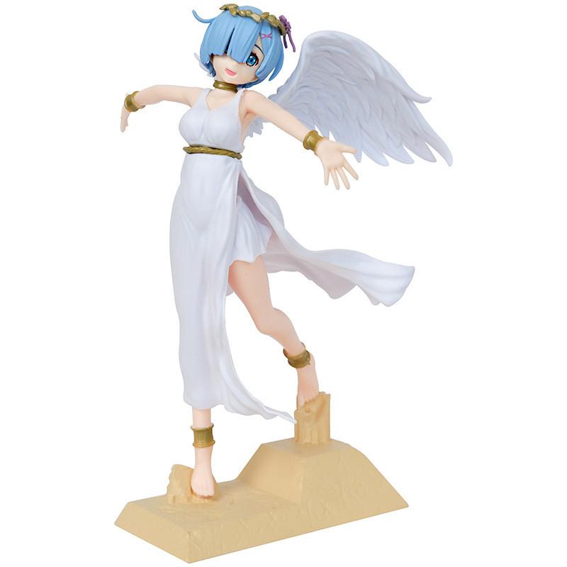 20CM Anime Figur Re:Life In A Different World From Zero Super Ghost Angel Rem Modell Spielzeug PVC Sammlung Schreibtischornamente