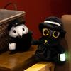 20cm Cartoon Creative  Crow Plush Doll Luminous Dark Crow Cartoon Character Doctor Plush Toy Home Decor Gift For Kids