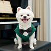 Winter Pet Sweater Fleece Dog Tuxedo Clothes Warm Formal Outfit Dog Blazer Vest Comfortable Dog Tailcoat Pet Show