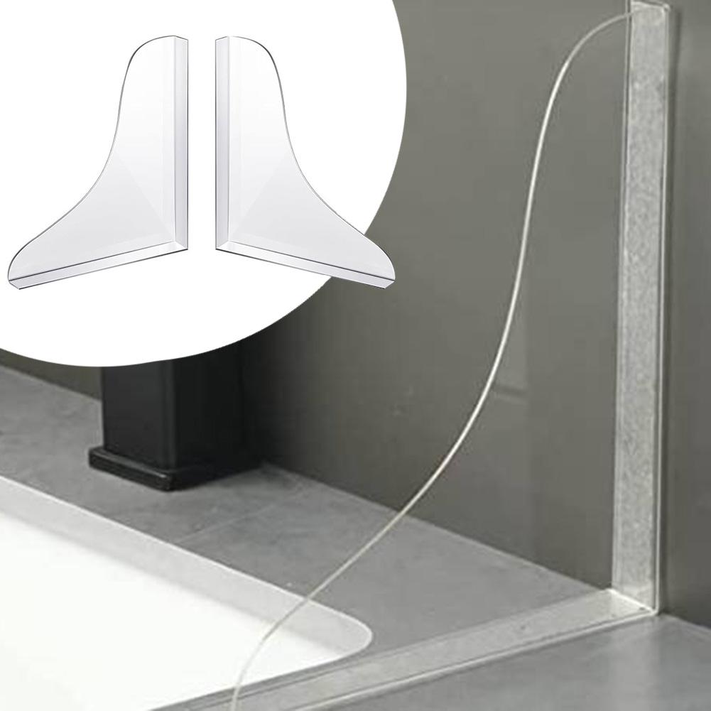 Acrylic Shower Guards for Bathtubs and Sinks with Removable Feature