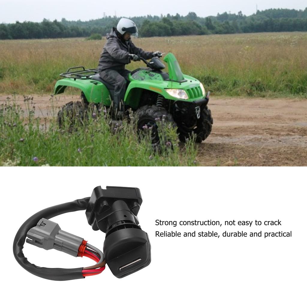 Ignition Key Switch 0430 036 Sensitive Fast Response Replacement For Arctic Cat 650 4X4 V‑2 AUTOMATIC FIS 2004‑2006