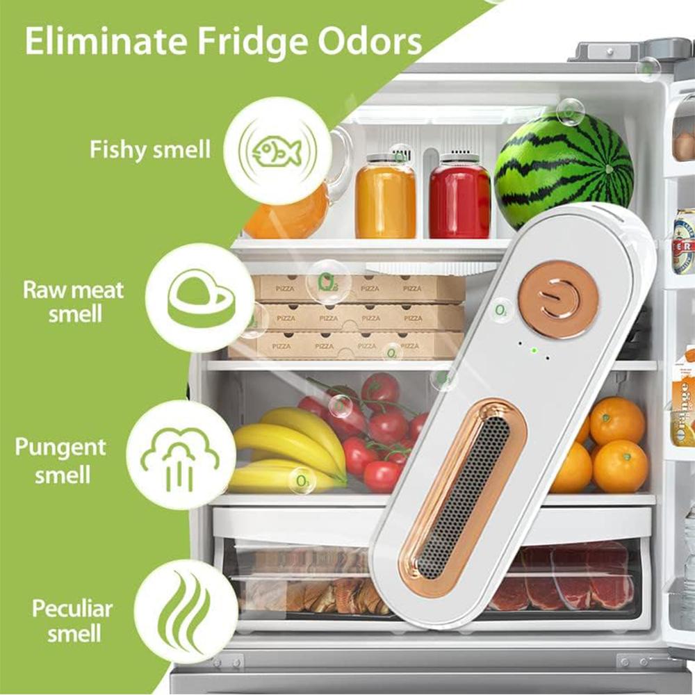 Mini Rechargeable Fridge Deodorizer for Fridge, Car, Closet, Wardrobe, Shoe