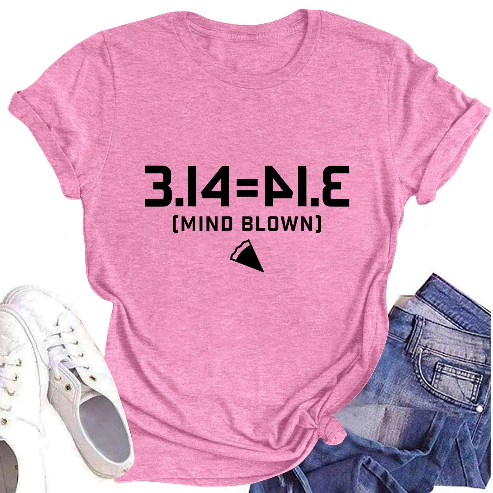 

Футболки с короткими рукавами для женщин, модные топы, легкие и мягкие повседневные летние наряды, одежда S розовый