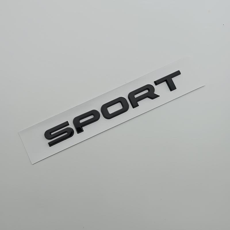 3d ABS Logo Sport Emblem Letters Car Trunk Badge For Evoque Discovery SVR L494 494 L320 Sport Sticker Accessories