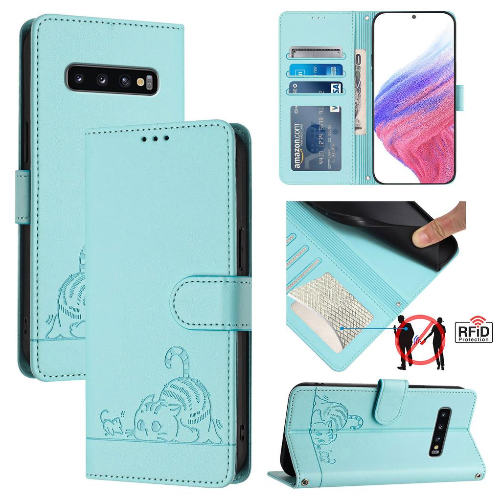 Magnetische Klapp-Leder-Geldbörse Handyhülle Für Samsung Galaxy S10e S10 Plus S9 S8 S7 Edge S6 Ständer Kartensteckplatz Abdeckung
