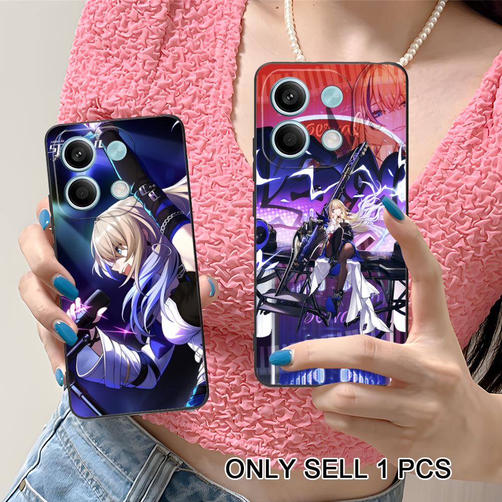 HSR Serval Matte TPU Mobile Phone Case for Xiaomi Redmi Note 14 13 12 11 S Pro Plus 4G 5G Colorful Printing Cover