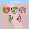 Charming Cartoon Character Brooch For Boys And Girls Fun Decorative Badge For Couples