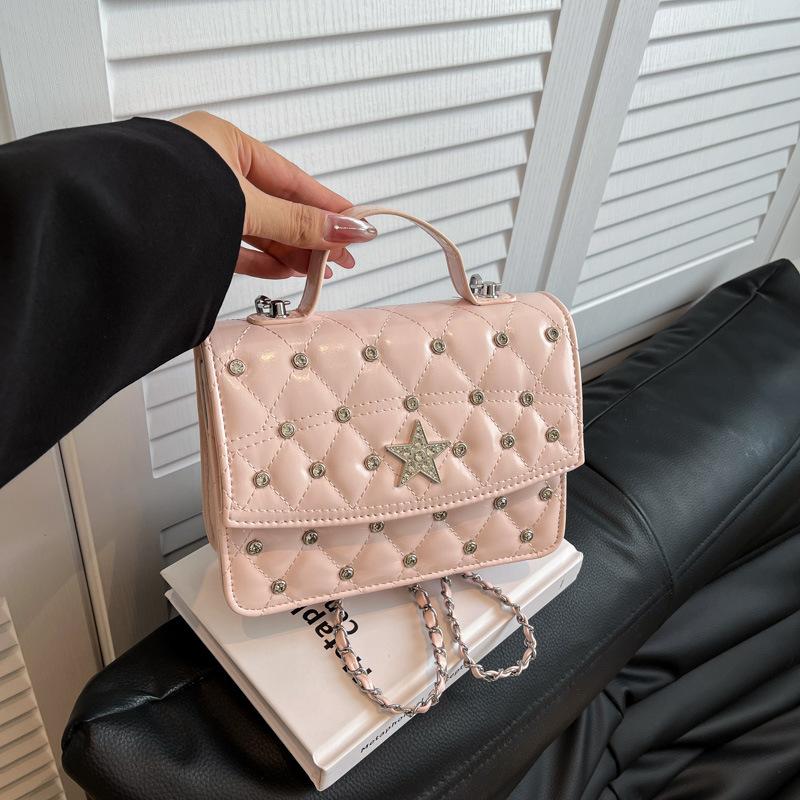 Premium Gypsy Small Square Bag Women's 2025 New Rhombus Mini Small Delicate One Shoulder Crossbody Backpack