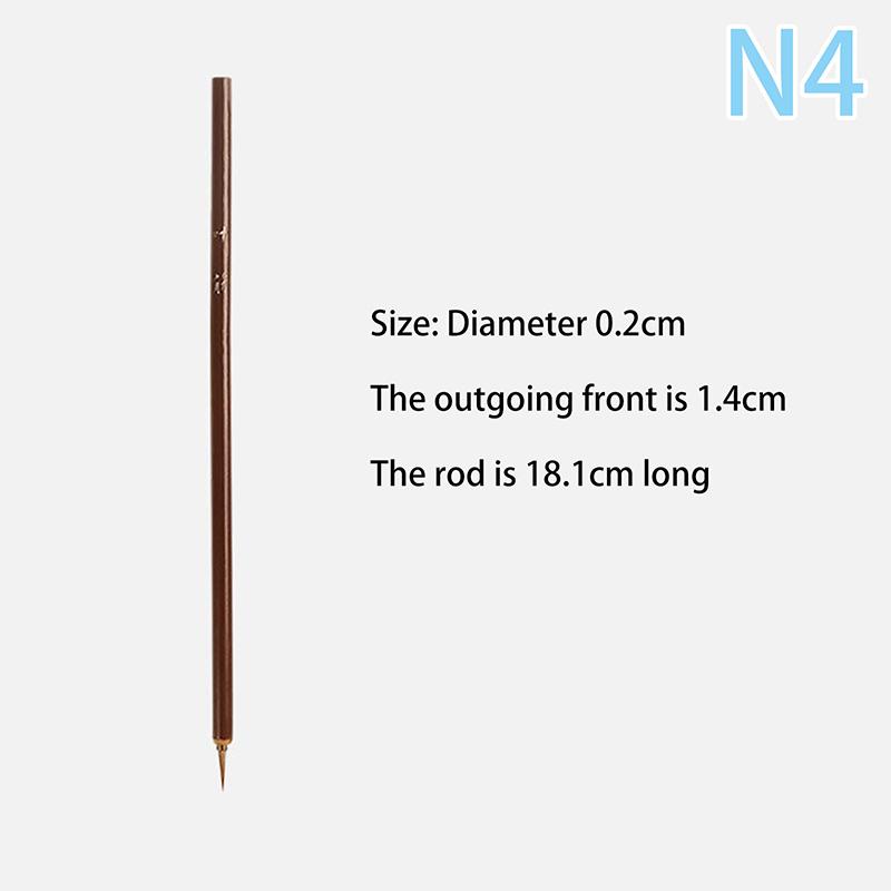 

Кисть для рисования на ногтях с изображением волков, ручка-крючок, кисть для рисования китайской каллиграфией, художественная масляная кисть для рисования акварелью