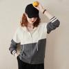 Kemengboka Women's 100% Wool Hooded Knit Cardigan