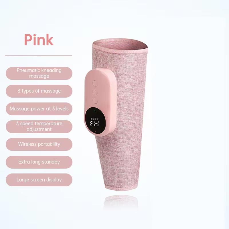 Electric Heated Calf Massager Wireless Air Pressure Leg Massager Hot Compress Calf Massage Machine Promote Blood Circulation
