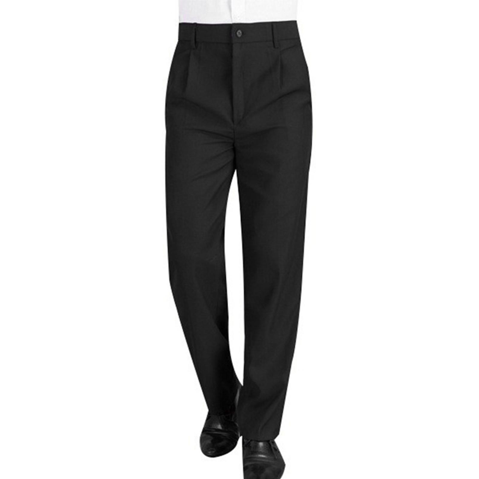 

Штаны для гостиничной униформы, полосатые брюки для поваров на кухне, эластичные брюки для официантов в ресторанах M чёрный