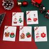 1 Pair/lot Christmas Resin Earrings Christmas Tree Santa Claus Snowman Snowflake Deer Bear Dangle Earrings For Girls Party Gifts
