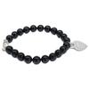 TIFFANY&Co. AG925 Return to Heart Tag Onyx Bracelet Silver / BlackUsed