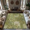 Vintage Floral Area Rugs Botanical Home Decor Persian Style Carpet Farmhouse Entryway Mat Non Slip Floor Covering Elegant Living
