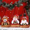 1-20PCS Christmas Tote Gift Bags Snowman Bear Moose Candy Bags Children's Gift Bags Candy Storage Bags Christmas Decoration