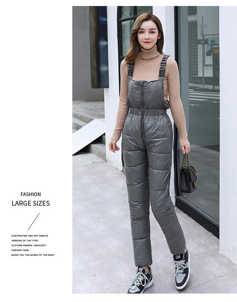 2023 Women's Winter Korean Style Down Cotton Two-Piece Set: Thickened Jacket & Outerwear
