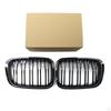 Double Lines Front Hood Kidney Grille for E46 4 Door 1998 2001