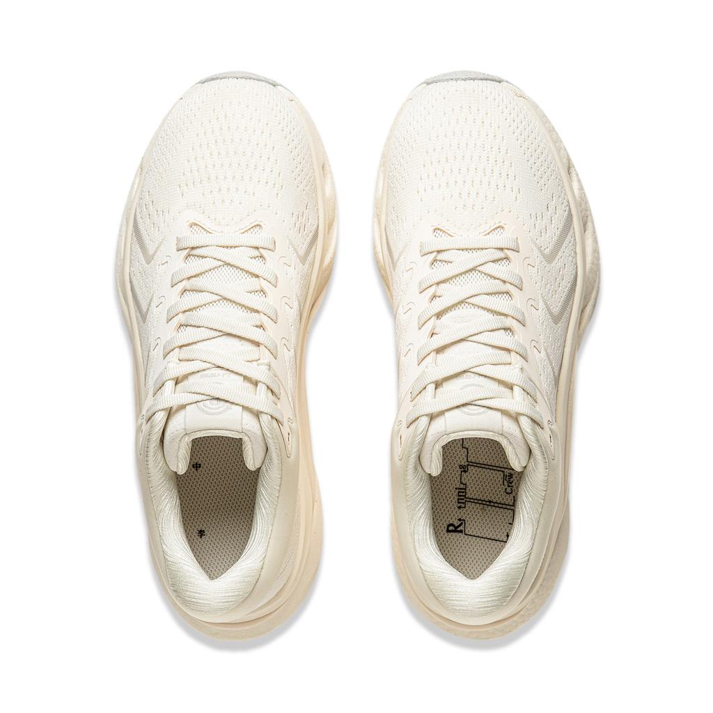 Li Ning Arc CRC Shock Absorbing Wear Resistant Non Slip Low Top Running Shoes Women Running Shoes Beige AZGU006-4