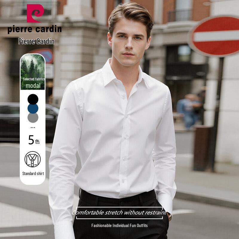 

Pierre Cardin Men s Summer Non-Iron Business Casual Shirt L