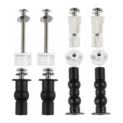 Essential Toilet Seat Back Nuts And Bolts Kit Includes Expanding Rubber And Stainless Steel Gaskets For A Secure Fit
