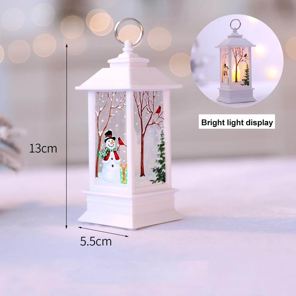 

Рождественская переносная масляная лампа, рождественские светодиодные ночные светильники на батарейках, подвесные фонари для помещений и улицы, праздничное украшение для вечеринки Other