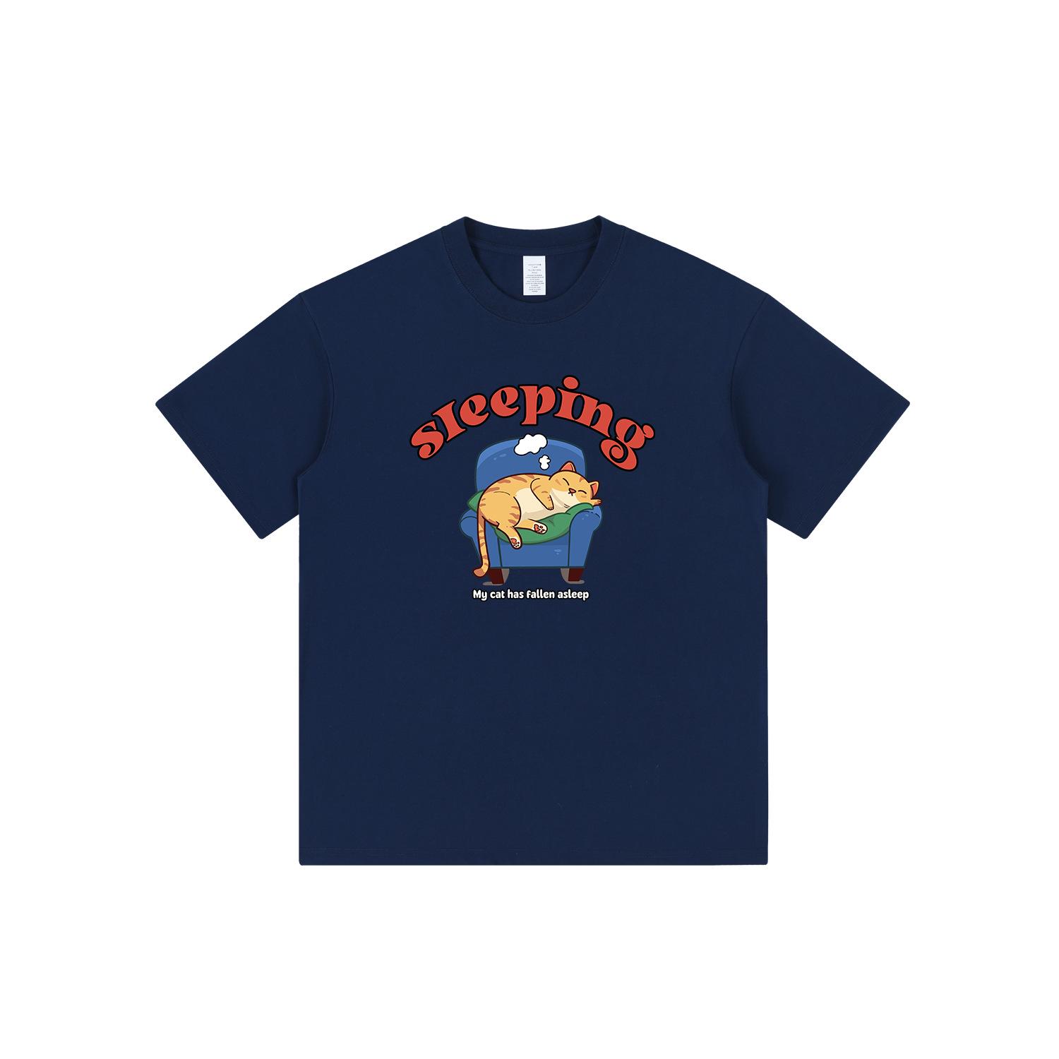 

Unisex Retro Hong Kong Vintage Style Loose Apricot T-Shirt – Korean Drop Shoulder, Pure Cotton, Short-Sleeved. M