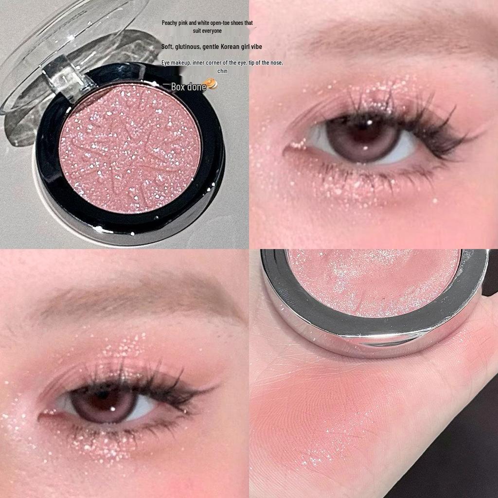 Kakashow Diamond Sparkle Multi-use Powder: Highlighter, Eyeshadow, Crushed Sparkle Stars, Dynamic Pearl Contour. Versatile Eye Makeup.