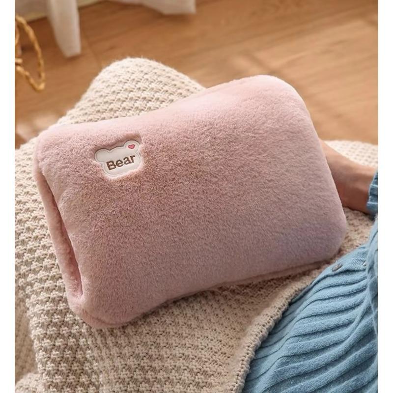 Rechargeable Electric Hot Water Bag Soft Winter Hand Warmer Home Heater Reusable Bottle EU Plug Portable Pocket Warmer Office